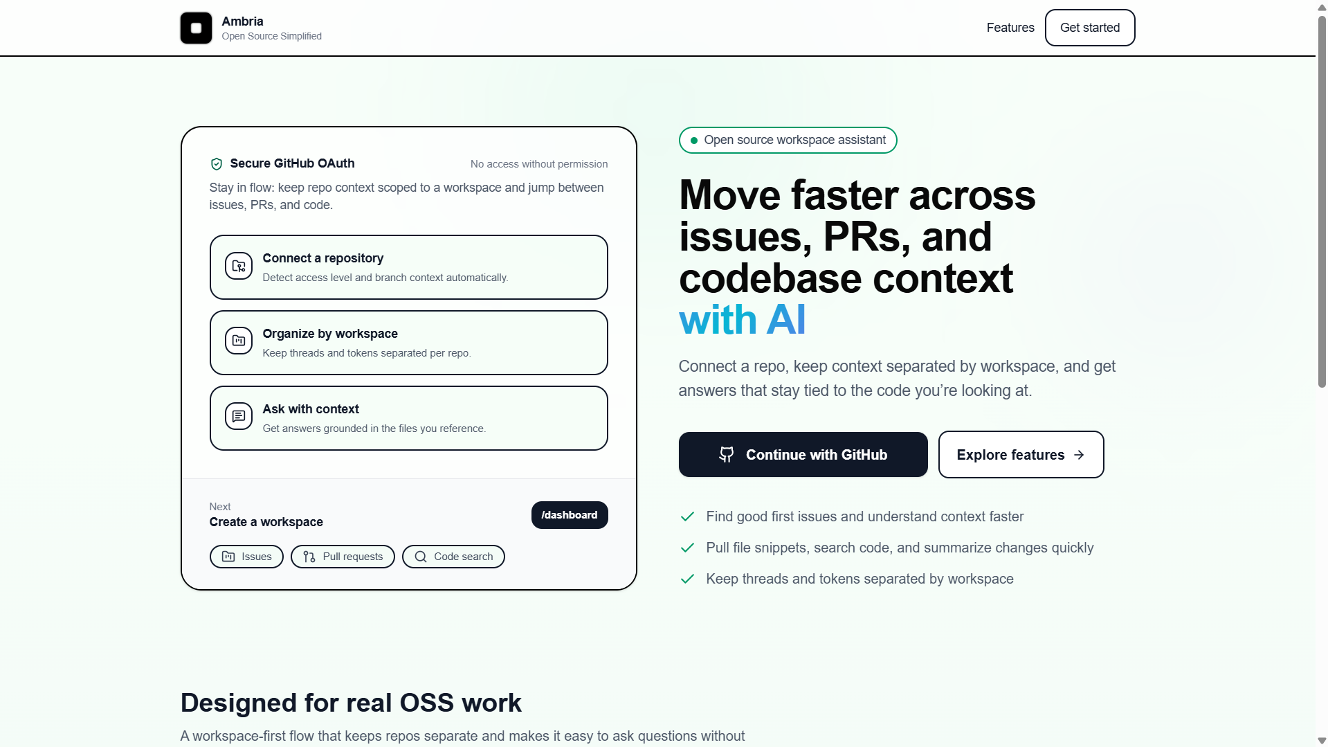 AI Open Source Companion - Ambria